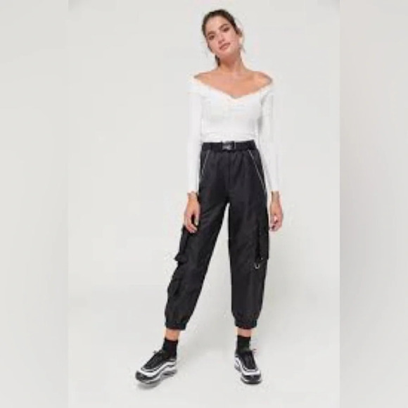 Urban Outfitters Katya Nylon  Buckle Utility Pants - XS - Picture 2 of 15